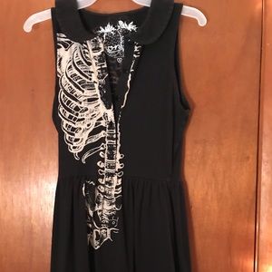 Iron fist skeleton dress